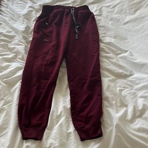 Figs high waisted jogger scrubs